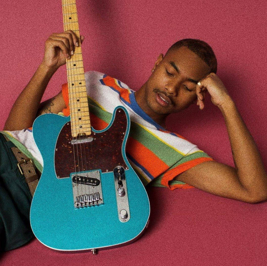 Steve Lacy, pink background, vibrant pink surface, SD Desktop Wallpaper