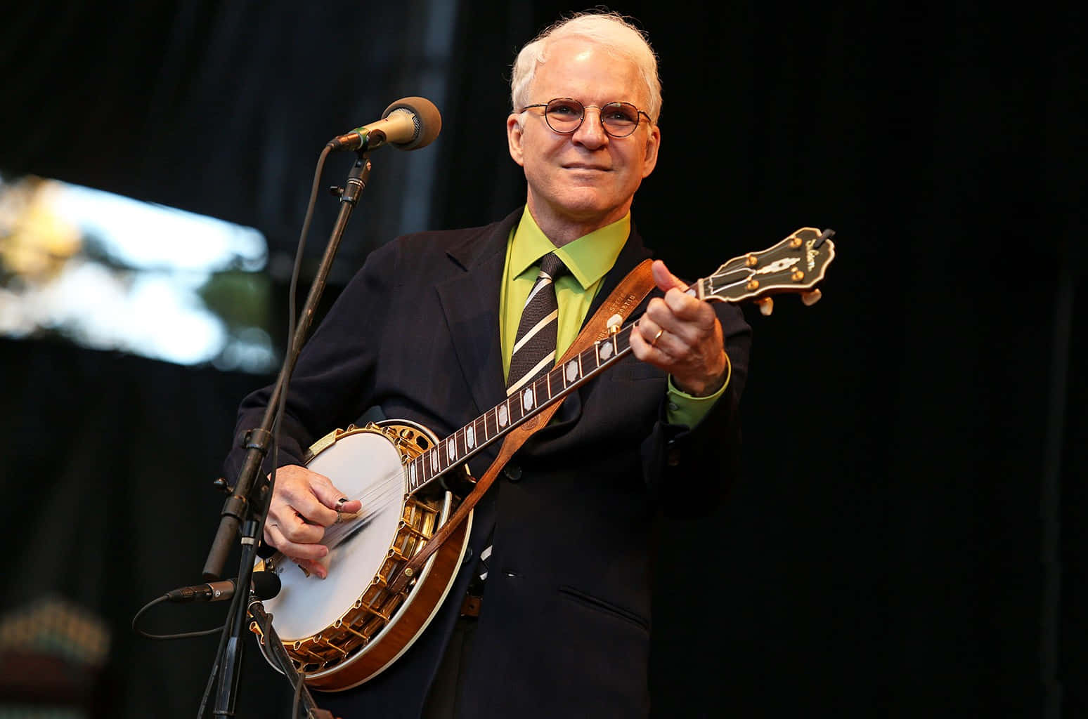 Steve Martin, banjo, suit, HD Desktop Wallpaper