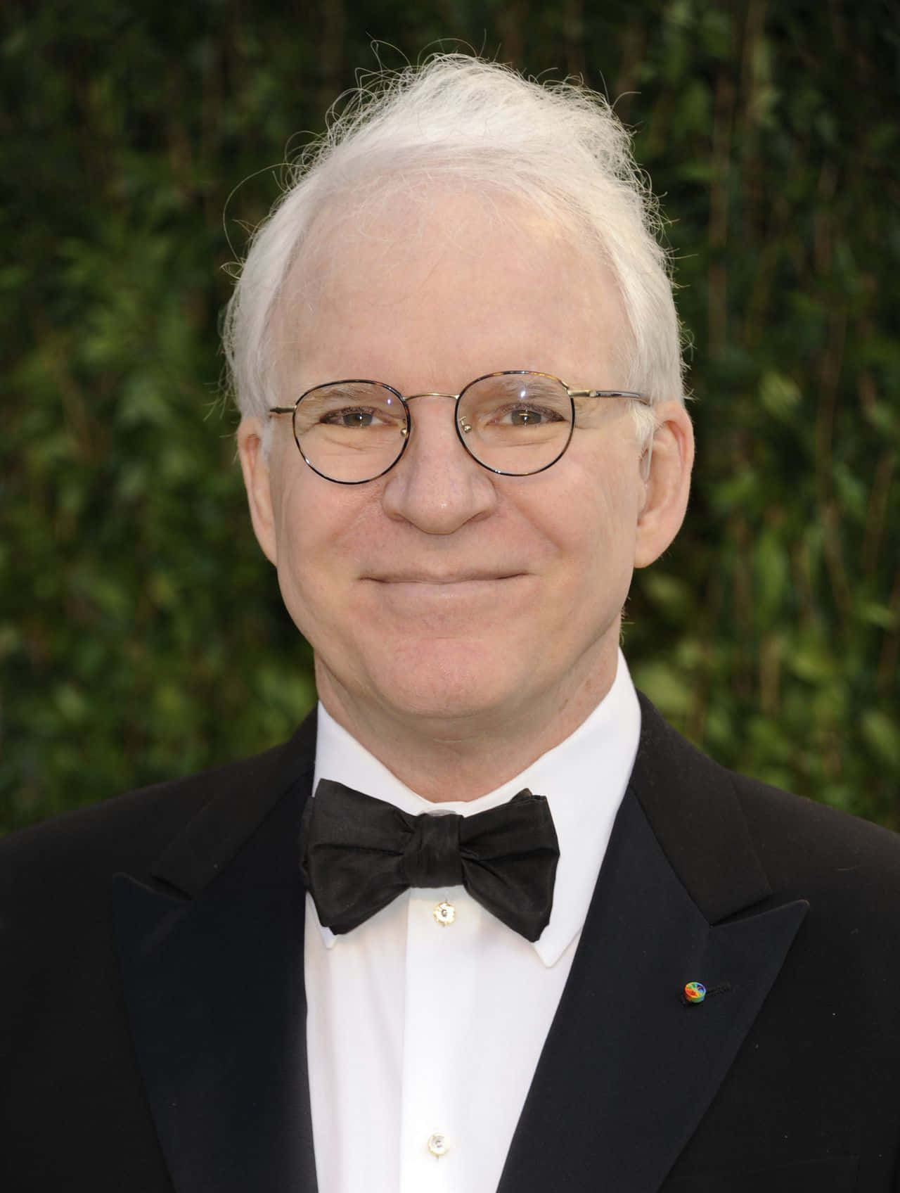 Steve Martin, white hair, round glasses, HD Phone Wallpaper