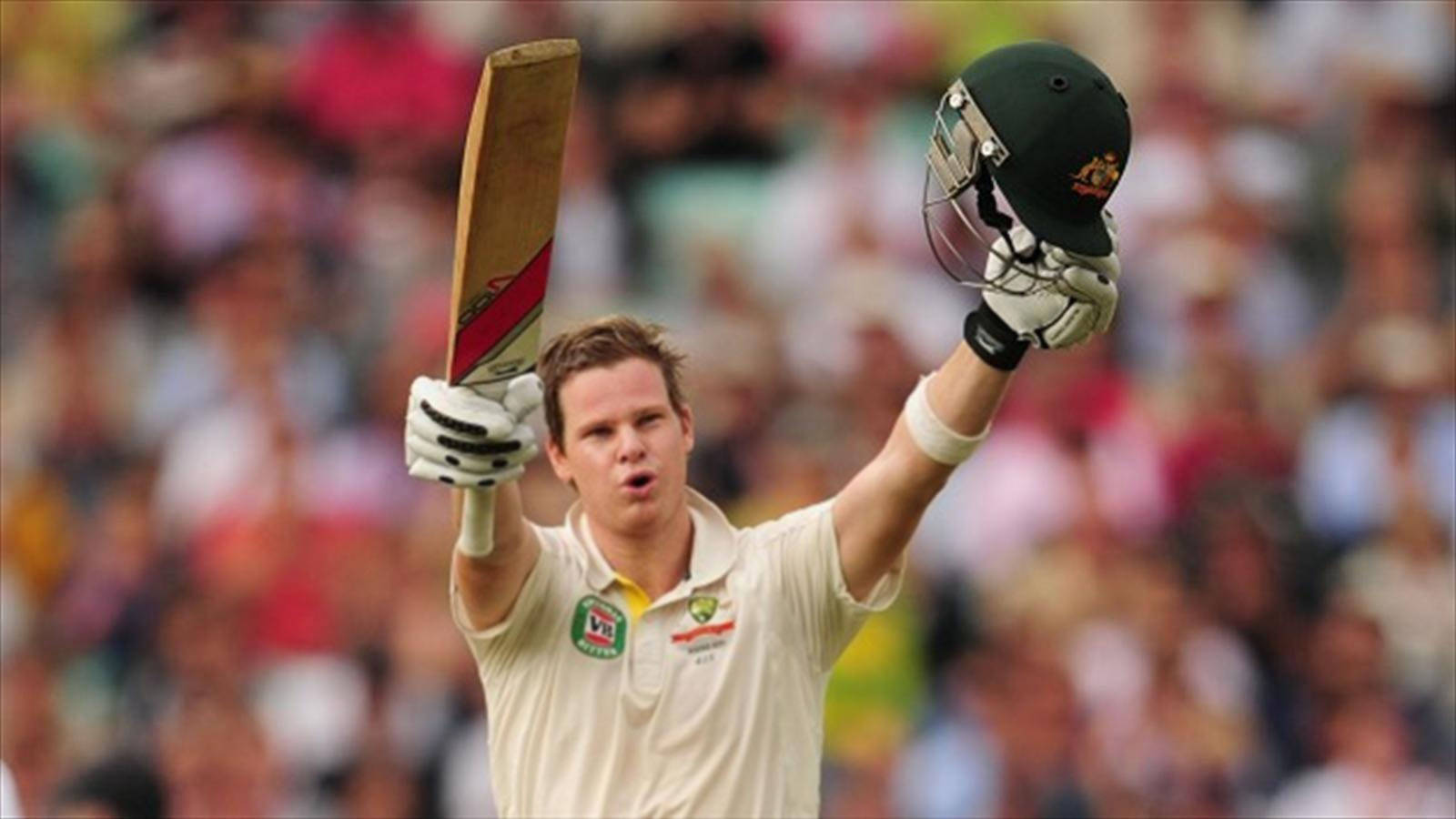 Steve Smith, cricket player, white uniform, HD Desktop Wallpaper