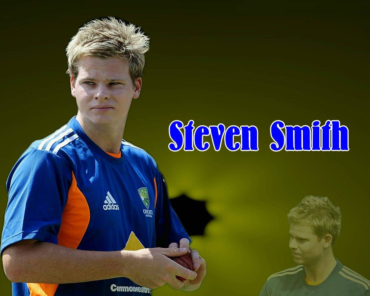 Steve Smith, Australian Cricketer, red ball, HD Desktop Wallpaper