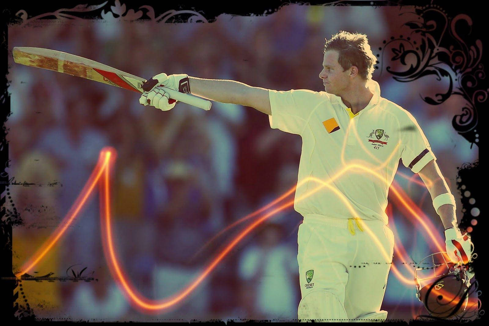 Steve Smith, cricket player, white uniform, HD Desktop Wallpaper