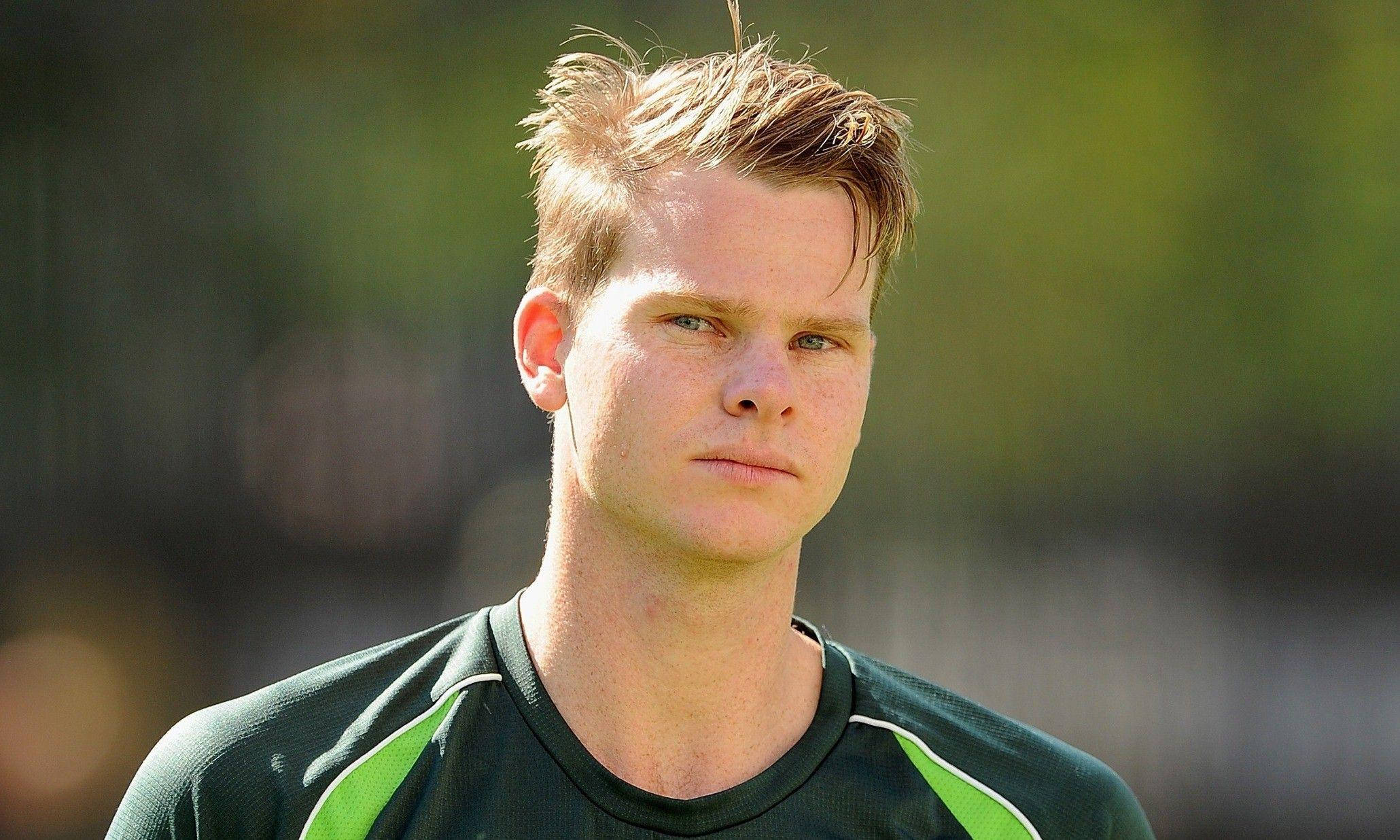 Steve Smith, tousled blond hair, green sports jersey, Full HD Desktop Wallpaper