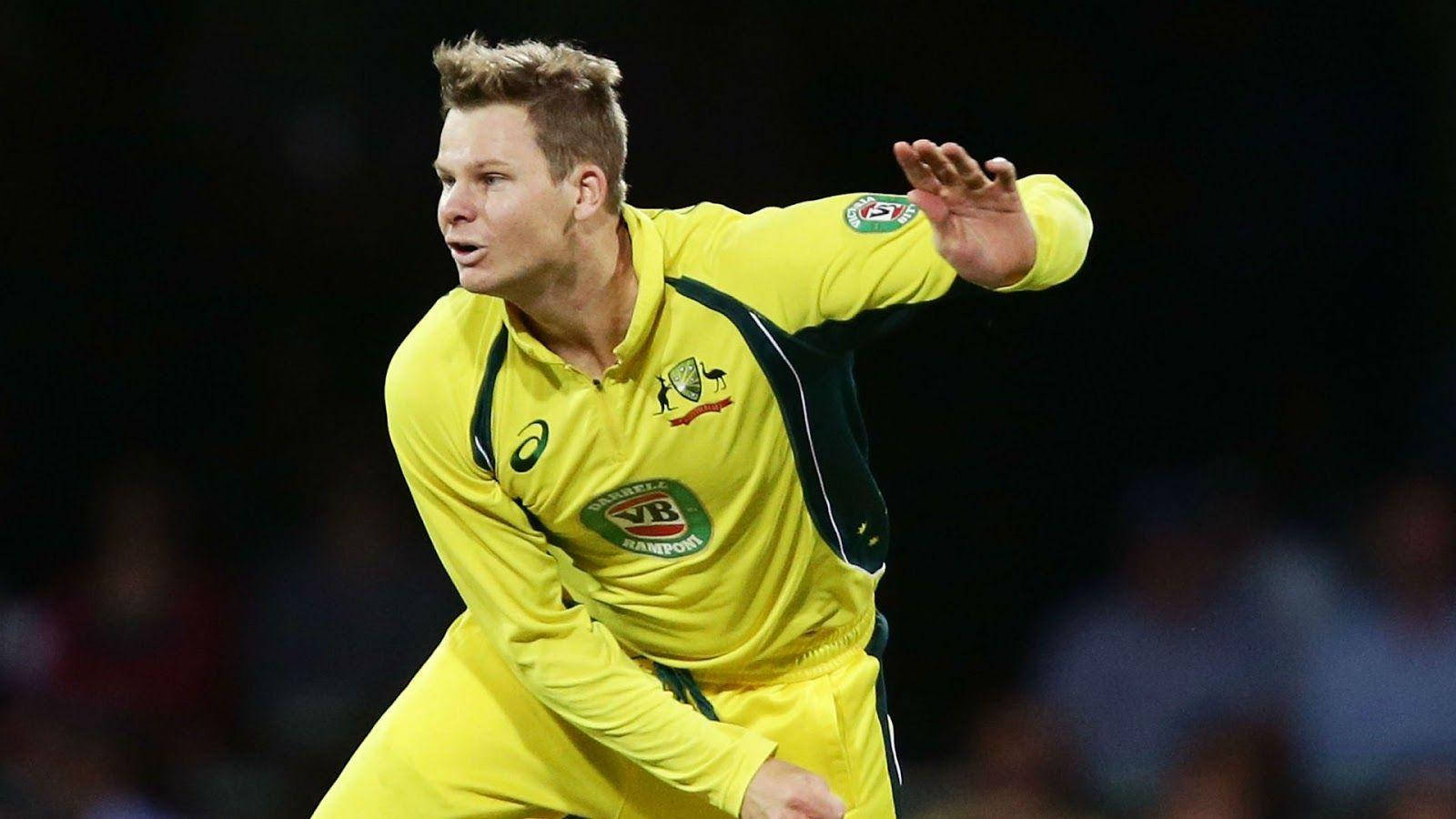 Steve Smith, Australian cricket player, yellow uniform, HD Desktop Wallpaper