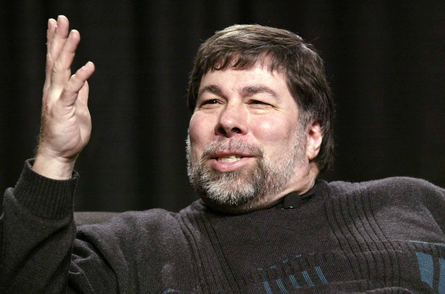 Steve Wozniak, beard, dark sweater, HD Desktop Wallpaper