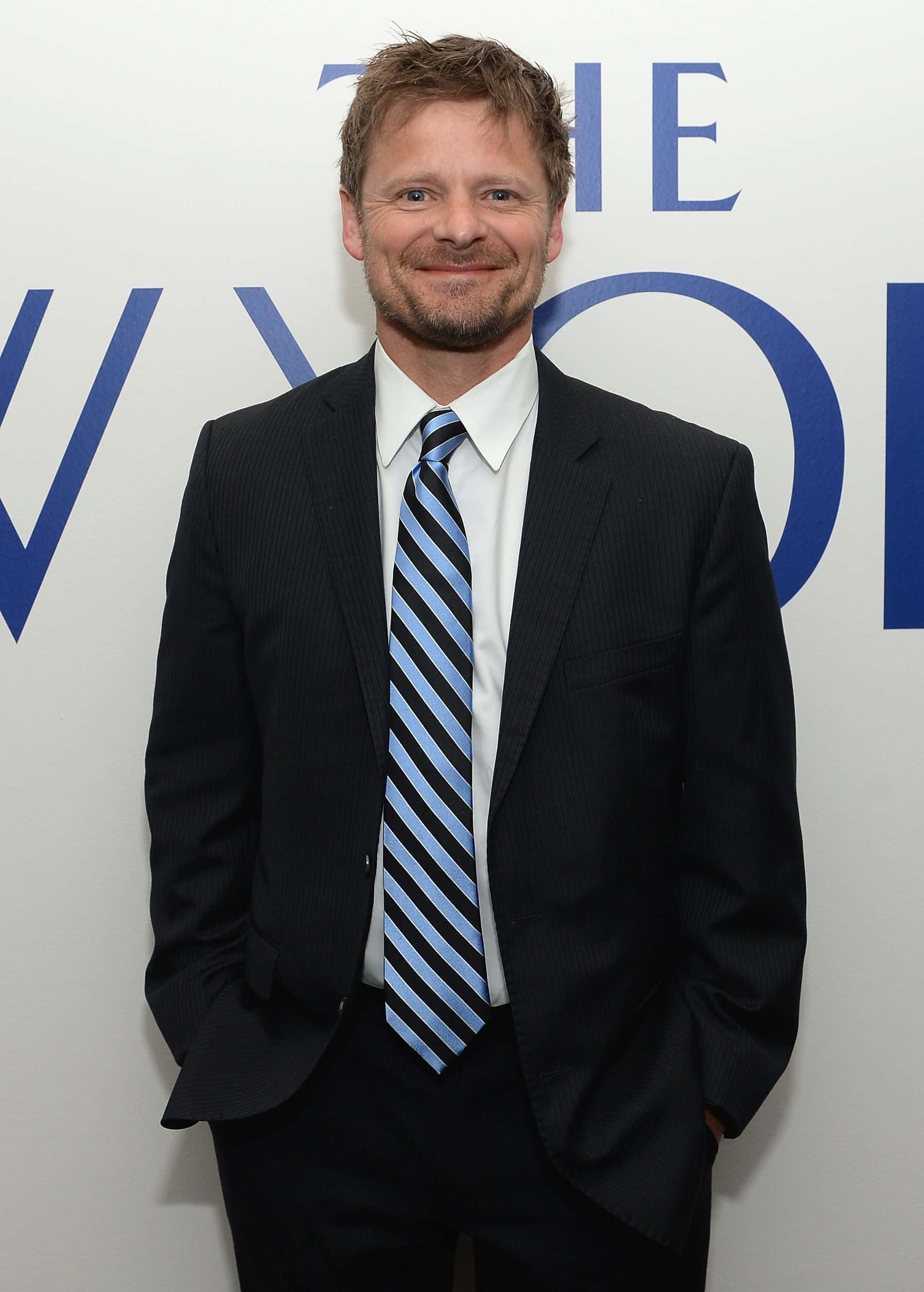 Steve Zahn, dark suit, striped tie, 2K Phone Wallpaper