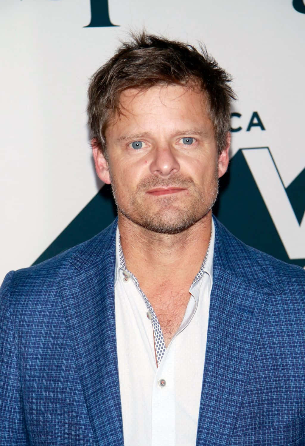 Steve Zahn, blue plaid blazer, white shirt, HD Phone Wallpaper