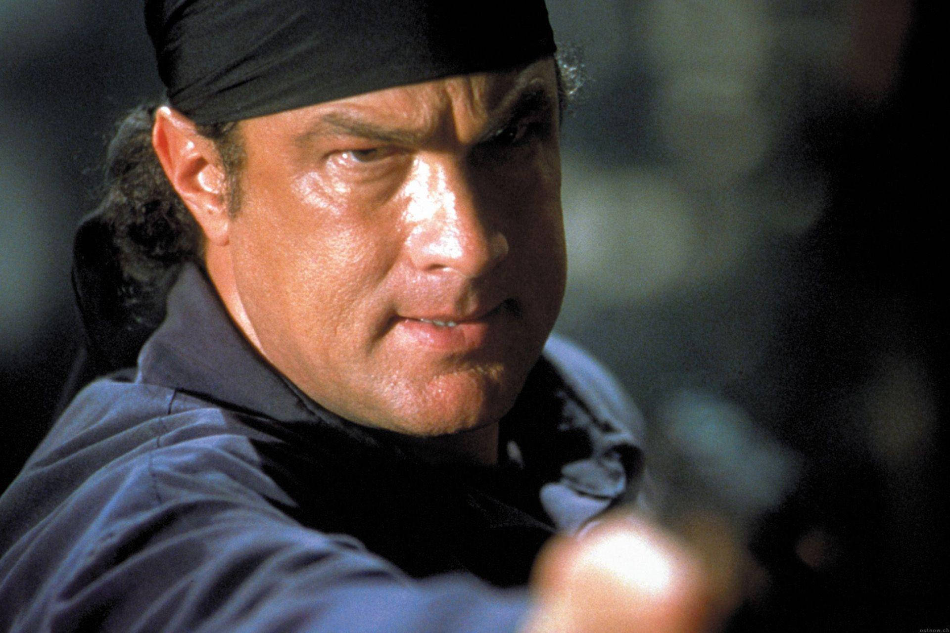Steven Seagal, half past dead, black headband, Full HD Desktop Wallpaper