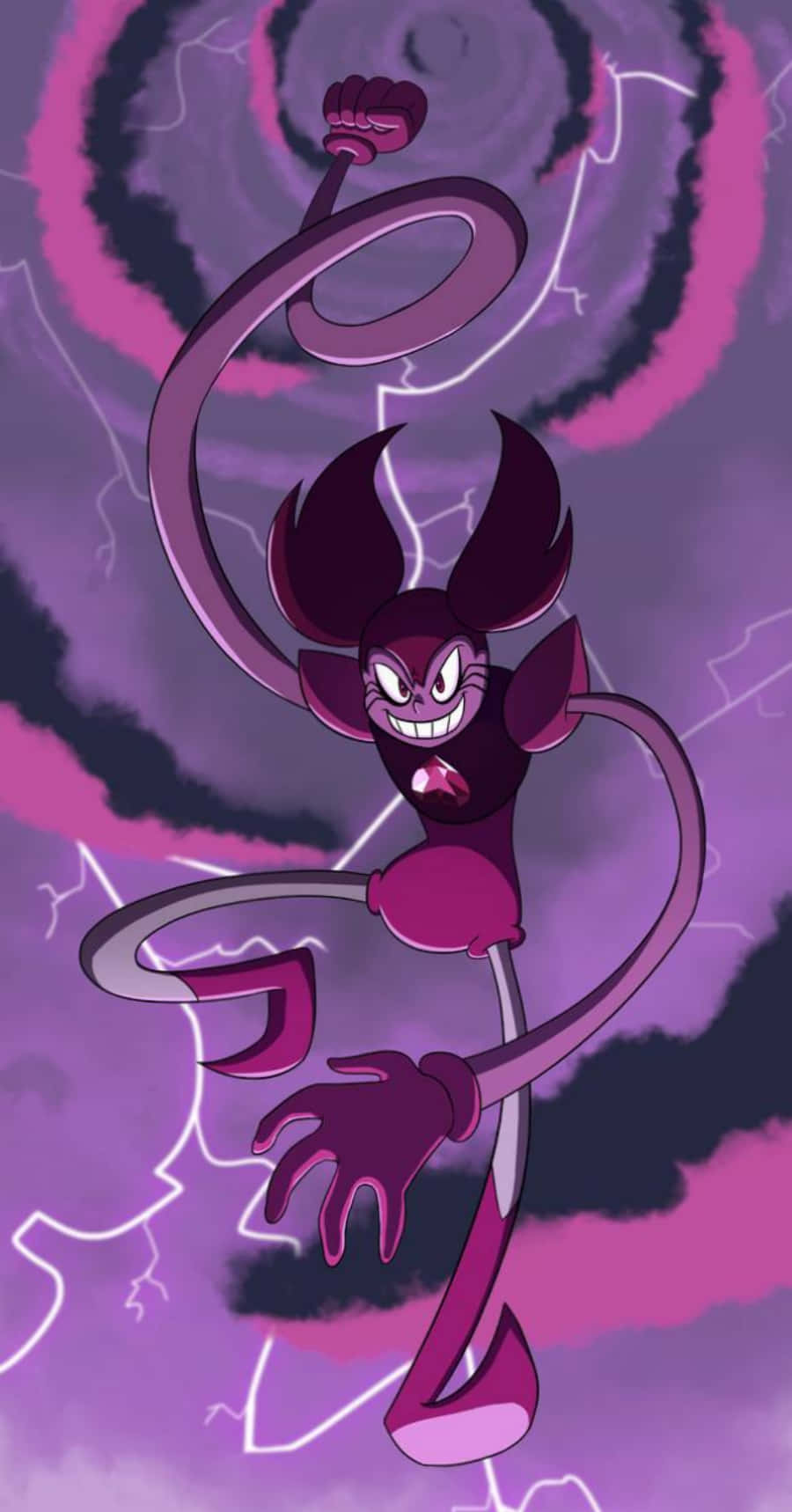 Steven Universe, purple cartoon character, horns, HD Phone Wallpaper
