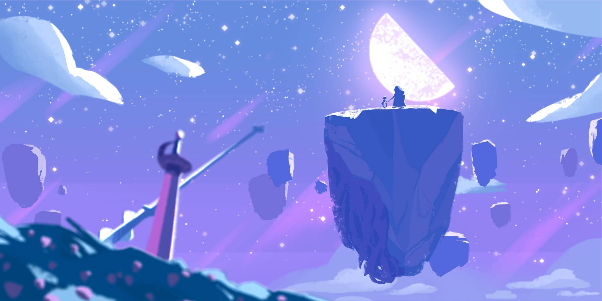 Steven Universe, purple, pink, Full HD Desktop Wallpaper