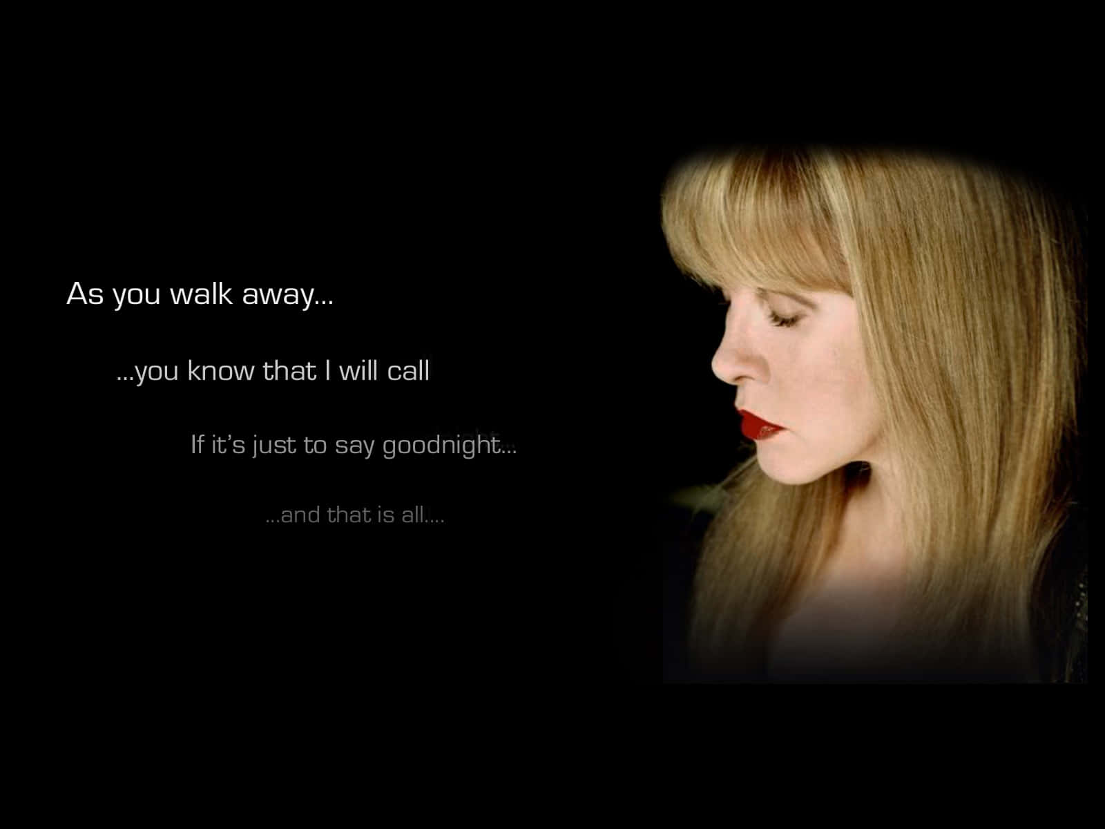 Stevie Nicks, blonde hair, red lips, HD Desktop Wallpaper