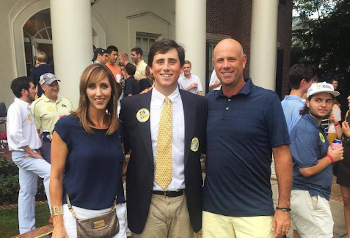 Stewart Cink, family picture, outdoors, SD Desktop Wallpaper