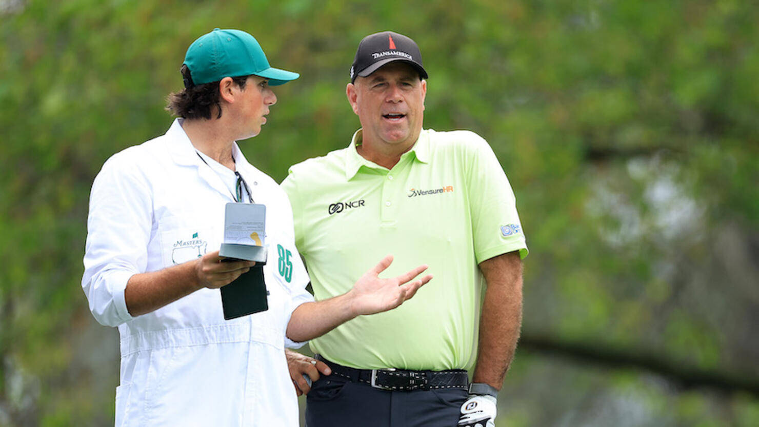Stewart Cink, son, lush green course, HD Desktop Wallpaper