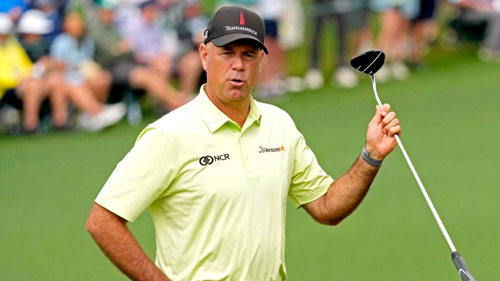 Stewart Cink, yellow outfit, light yellow shirt, HD Desktop Wallpaper