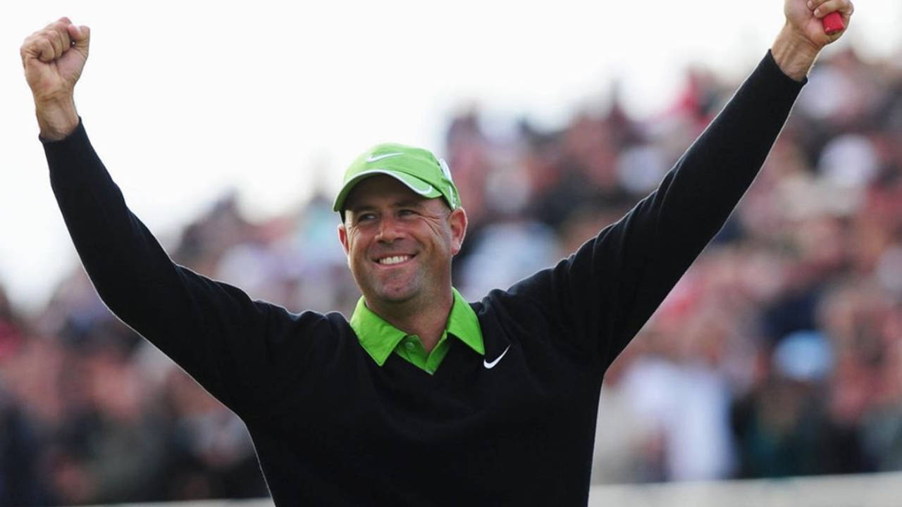 Stewart Cink, bright green cap, bright green shirt, HD Desktop Wallpaper