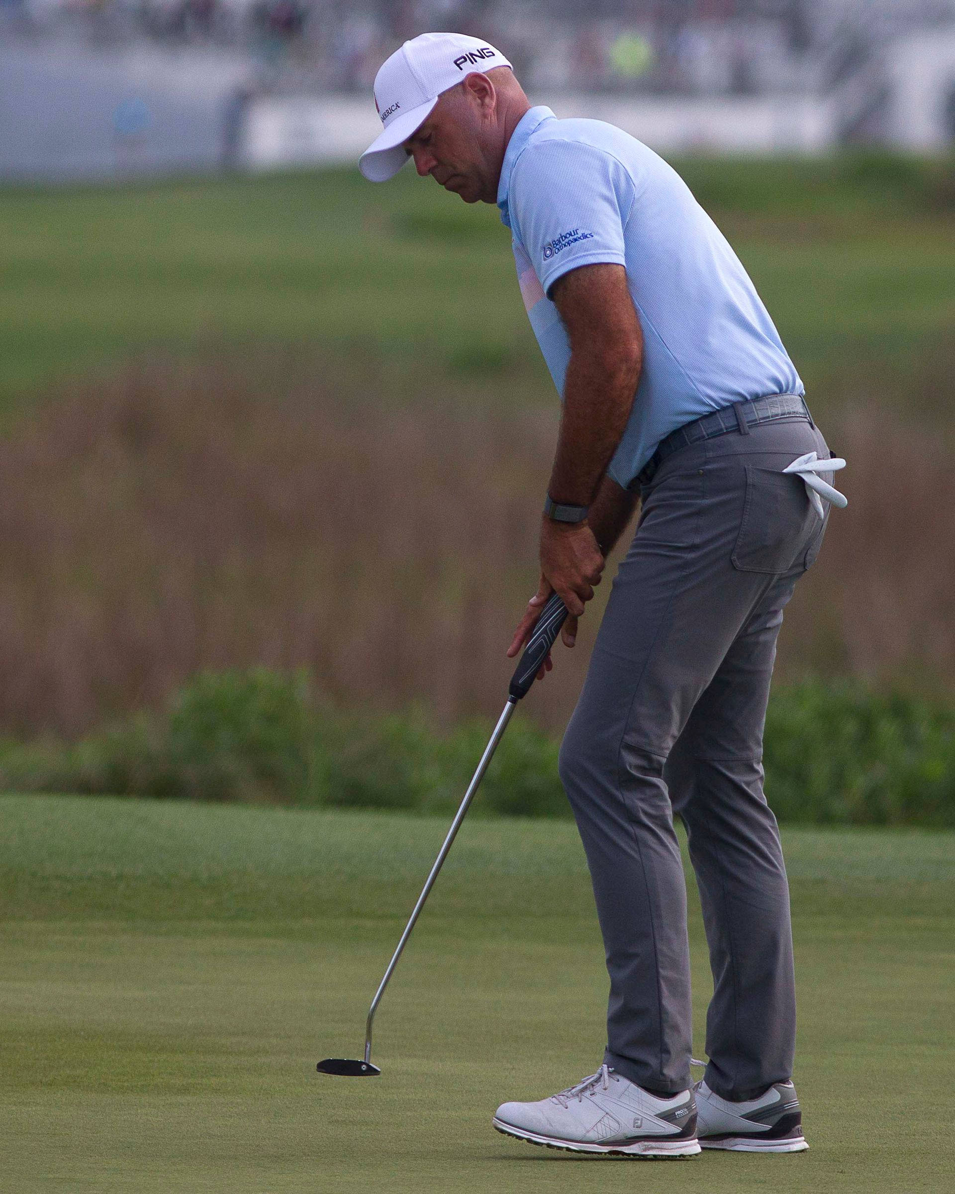 Stewart Cink, light blue shirt, white cap, Full HD Phone Wallpaper