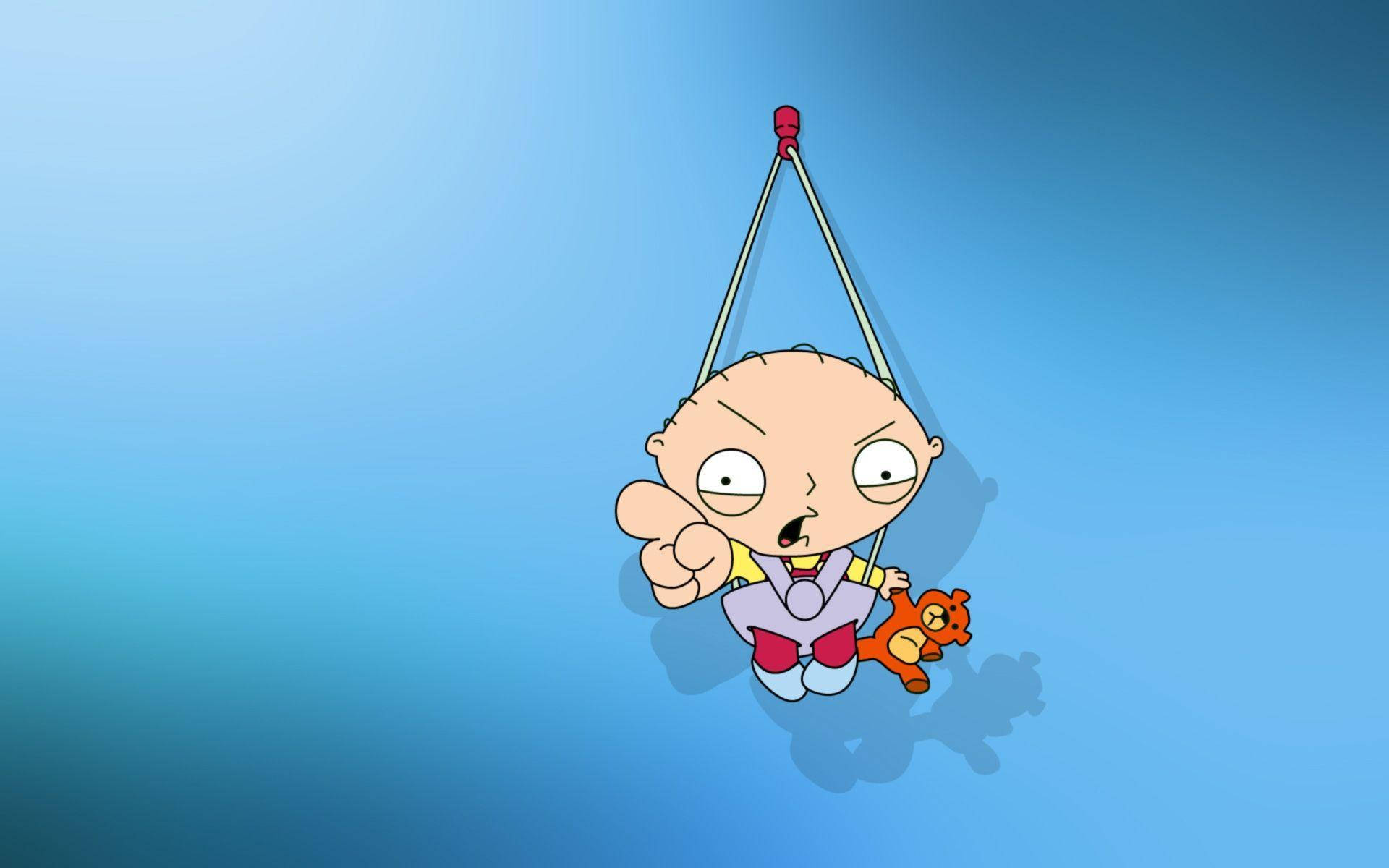 Stewie Griffin, cartoon baby, swing, Full HD Desktop Wallpaper