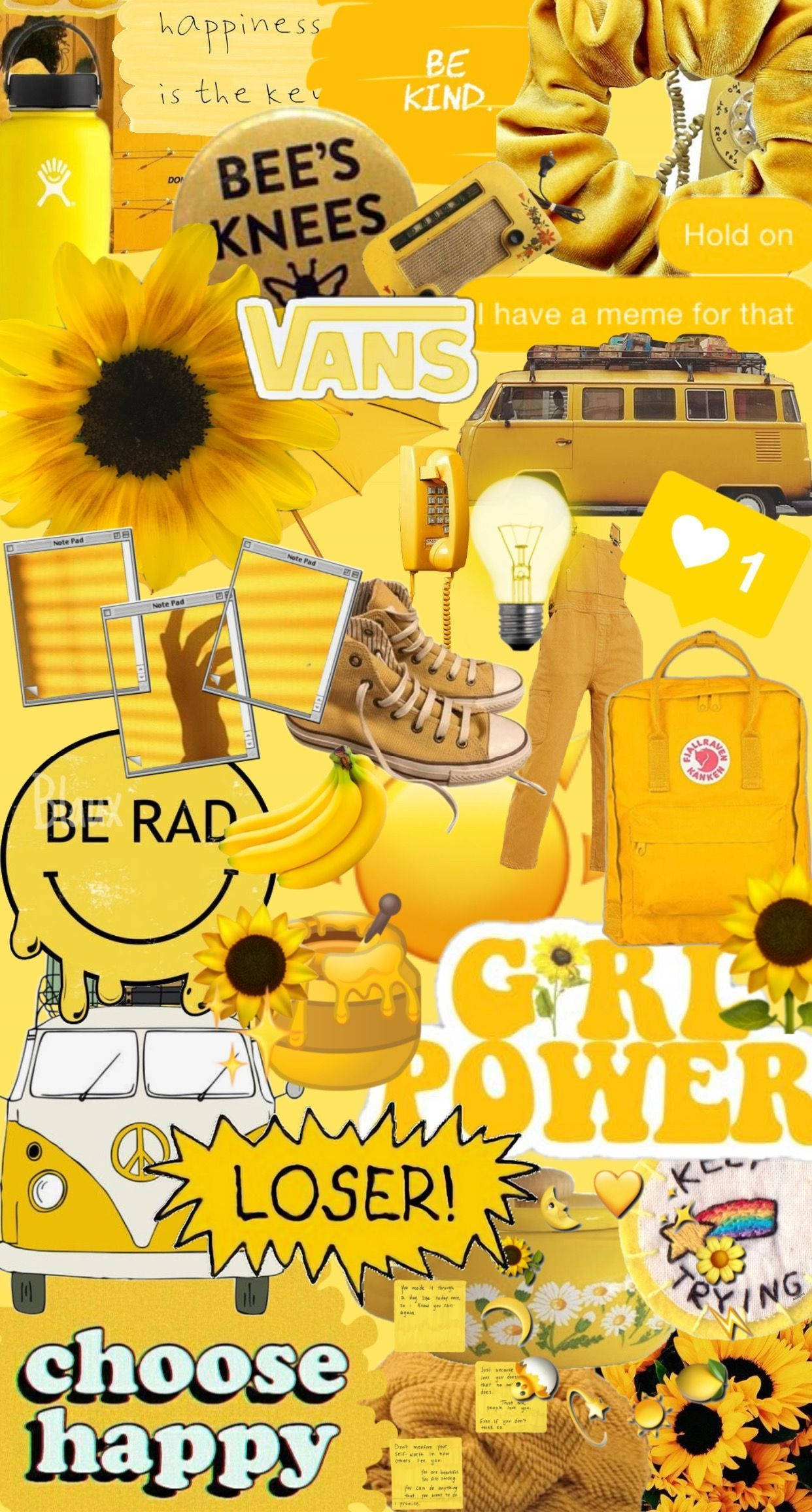 sunflower yellow, sunflowers, vans sneakers, Full HD Phone Wallpaper