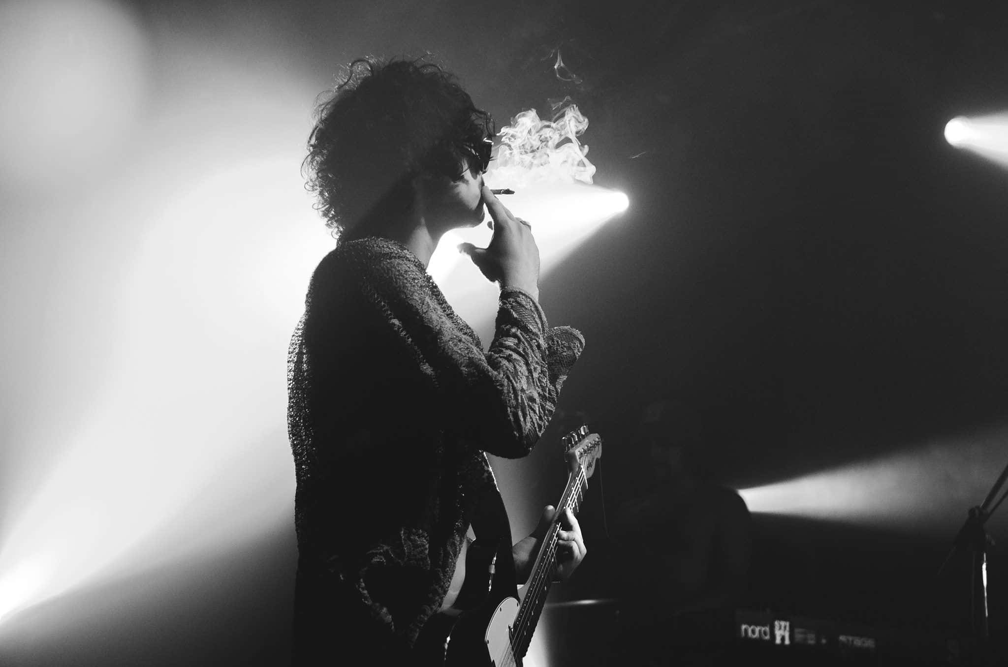 Sticky Fingers, silhouette, guitar, Full HD Desktop Wallpaper