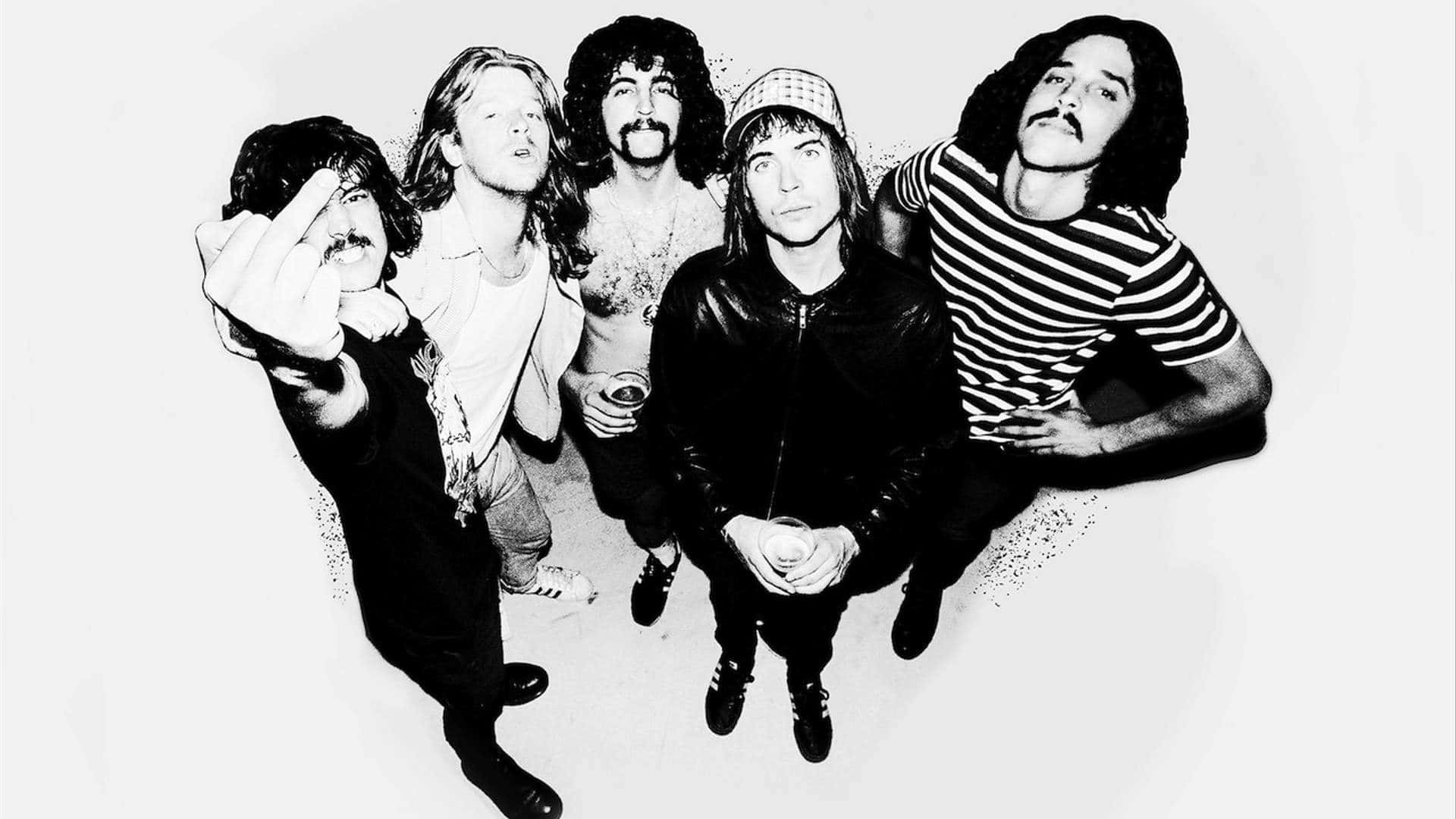 Sticky Fingers, black and white photo, high-angle, Full HD Desktop Wallpaper