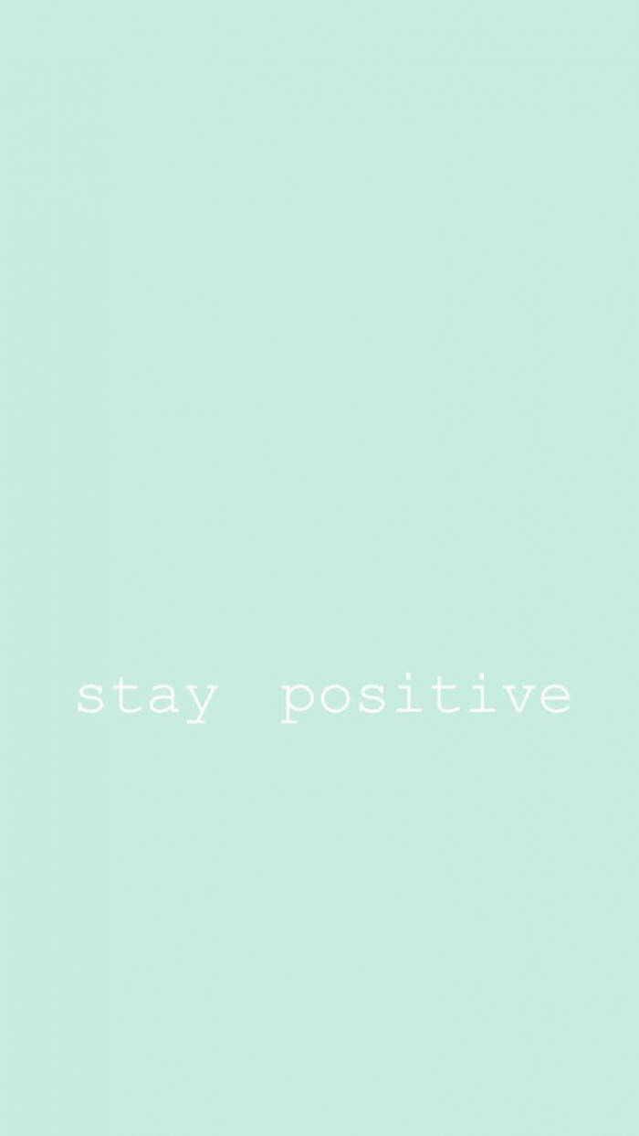 pastel green, mint green, white text, SD Phone Wallpaper