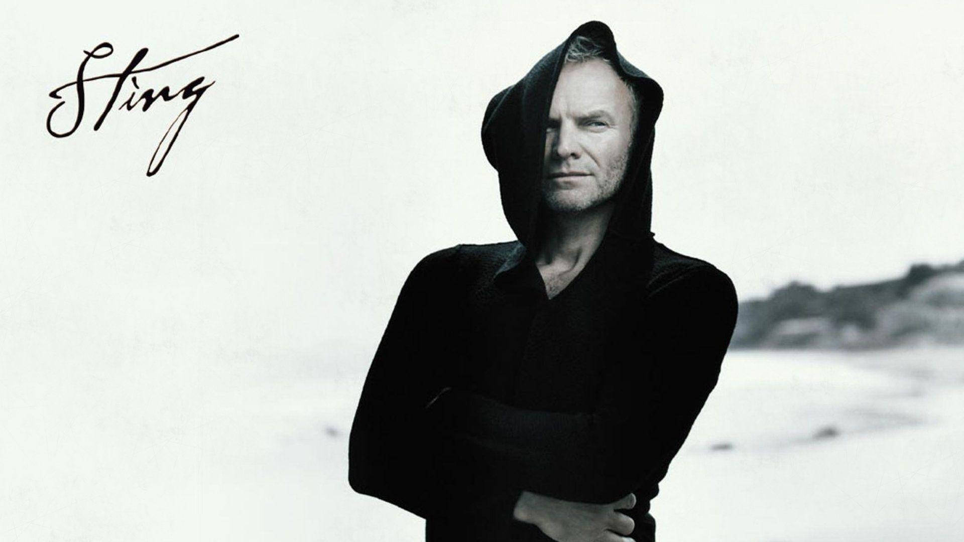 Sting, black hooded garment, snowy backdrop, Full HD Desktop Wallpaper