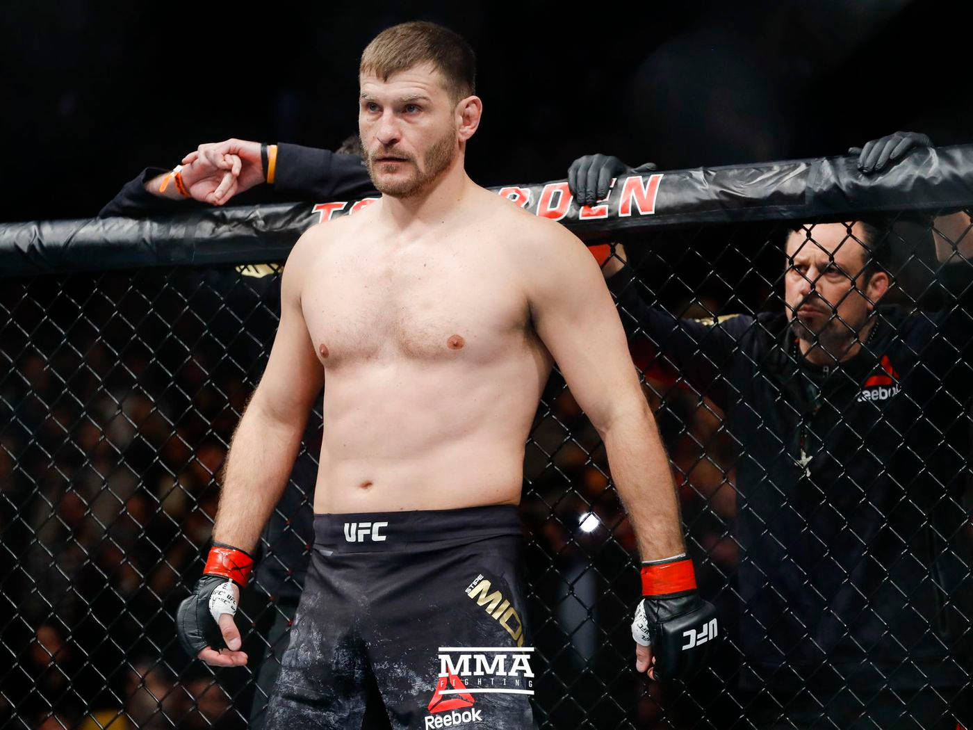Stipe Miocic, UFC shorts, gloves, HD Desktop Wallpaper
