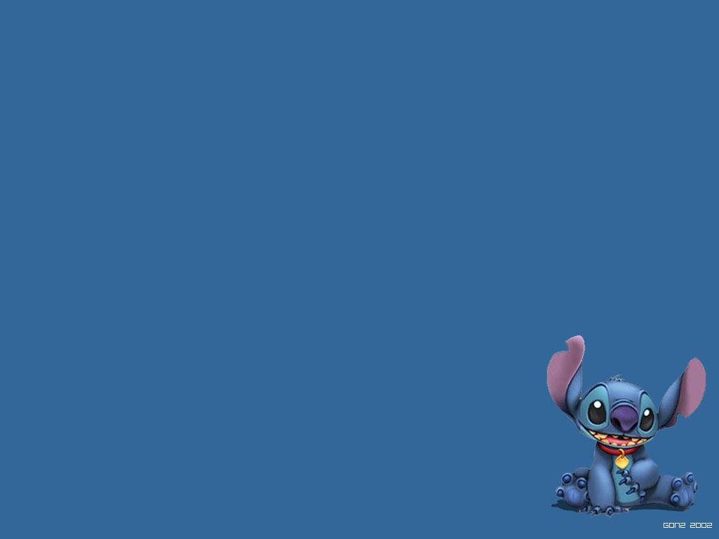 Stitch 3d, blue alien, big ears, SD Desktop Wallpaper
