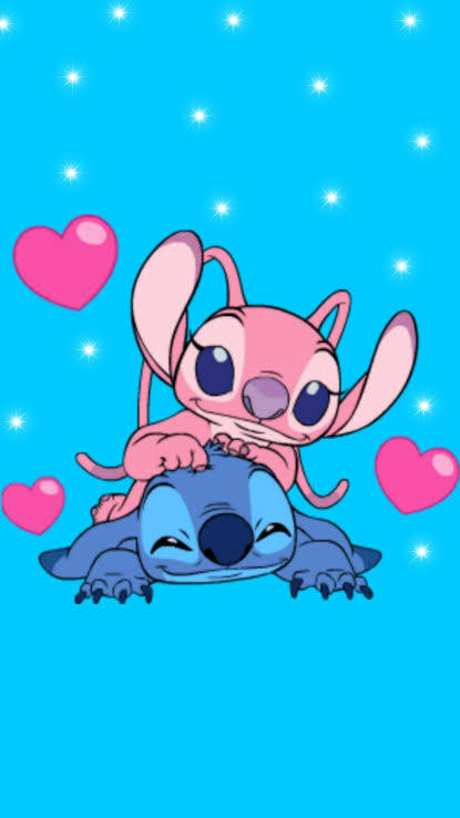 Stitch, pink Stitch, blue Stitch, SD Phone Wallpaper