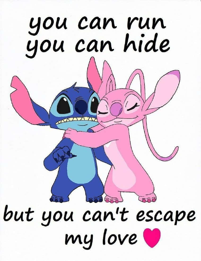 Stitch, angel, pink mouse, SD Phone Wallpaper