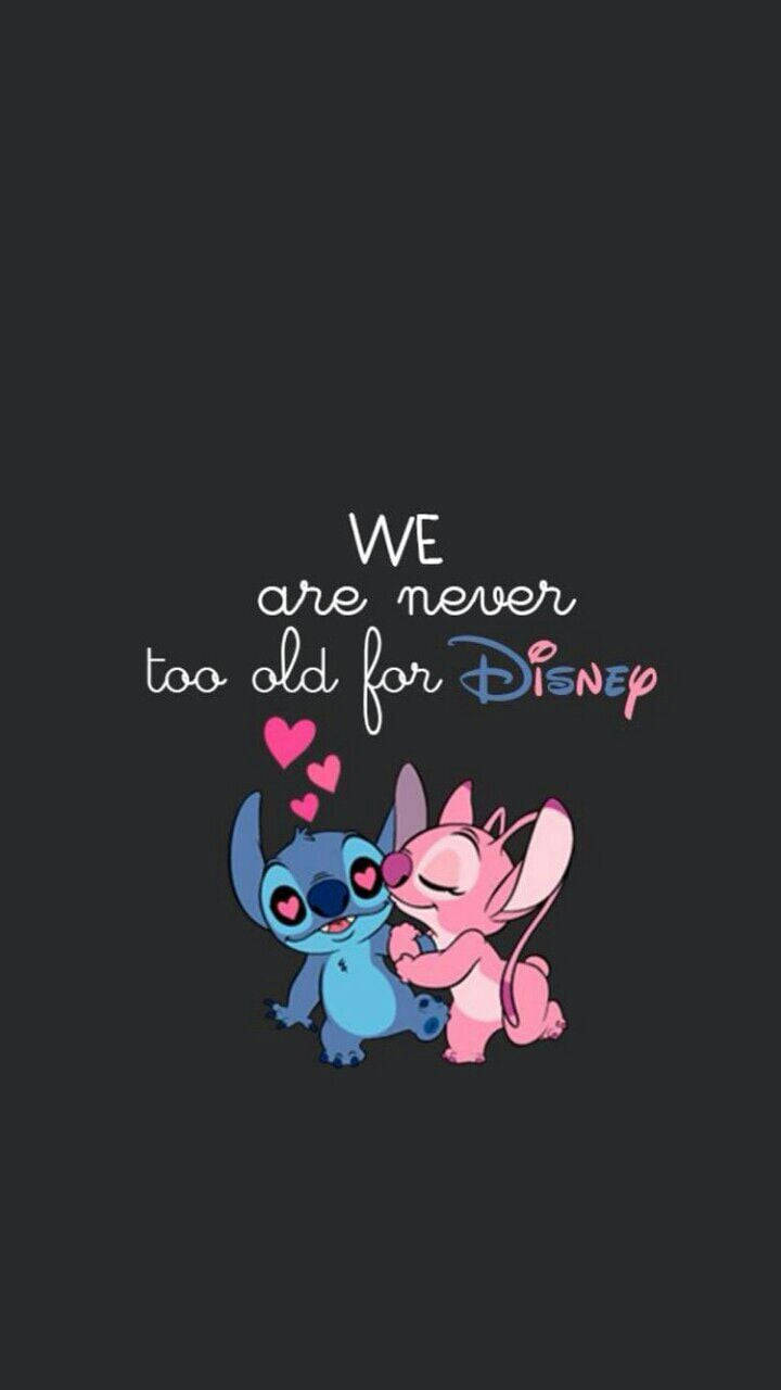 Stitch, Angel, pink stitch, HD Phone Wallpaper