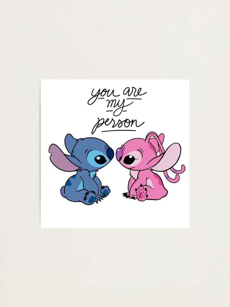 Stitch, Angel, blue, SD Phone Wallpaper
