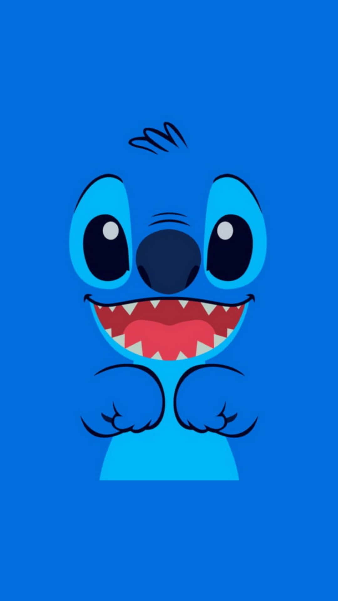 Stitch Computer, Stitch, blue, Full HD Phone Wallpaper