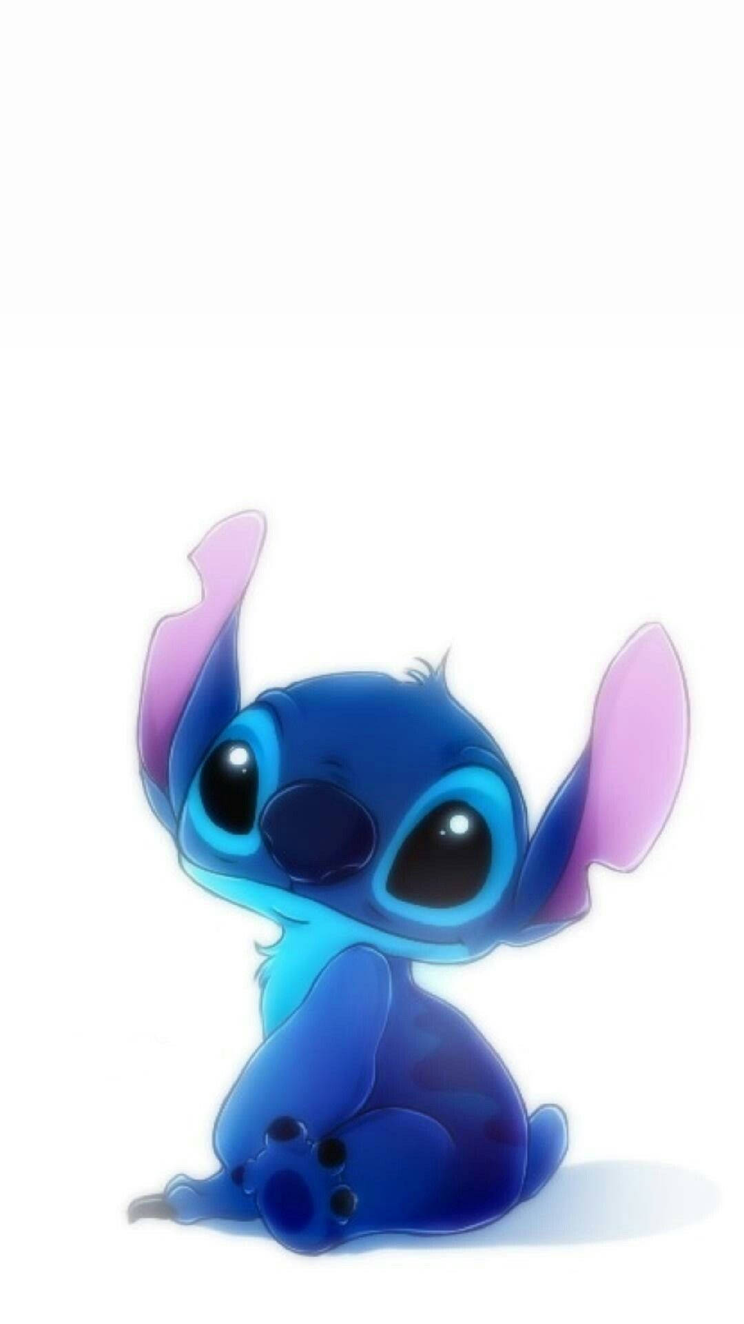 Stitch, blue, big eyes, Full HD Phone Wallpaper