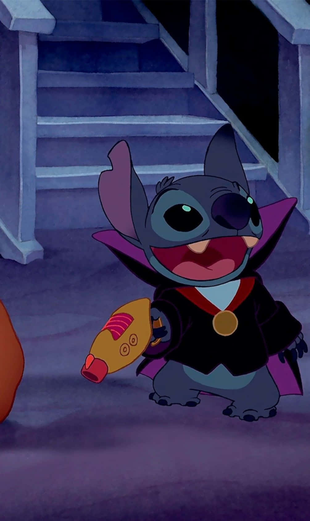 Stitch, Halloween, vampire costume, HD Phone Wallpaper