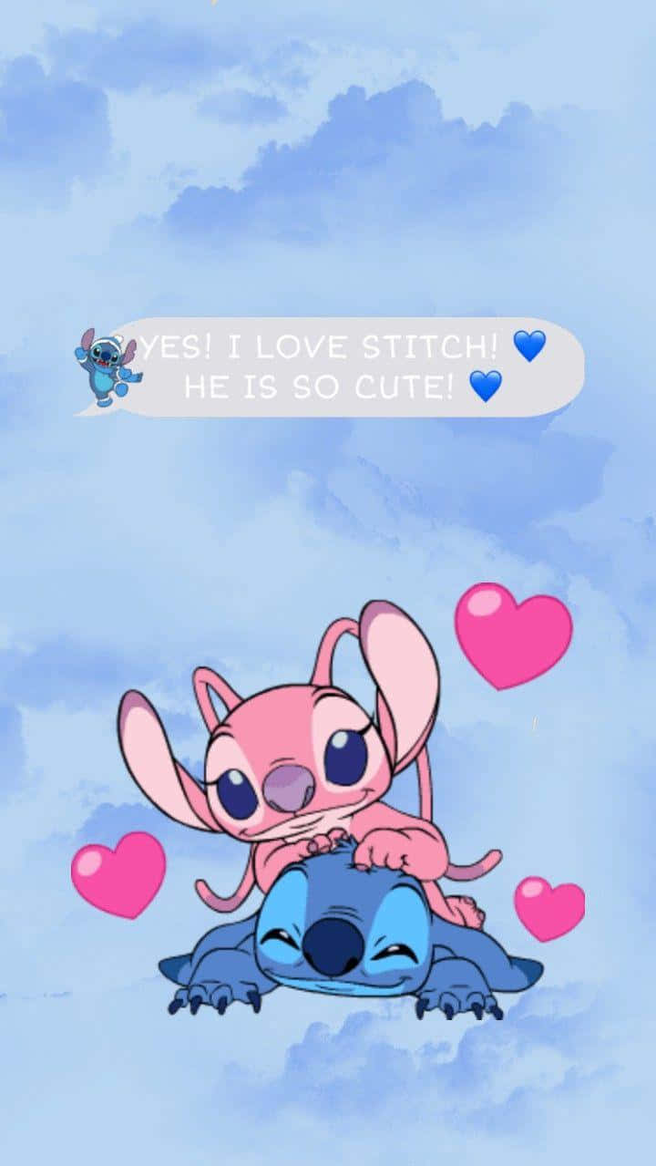 Stitch, blue Stitch, pink Stitch, SD Phone Wallpaper
