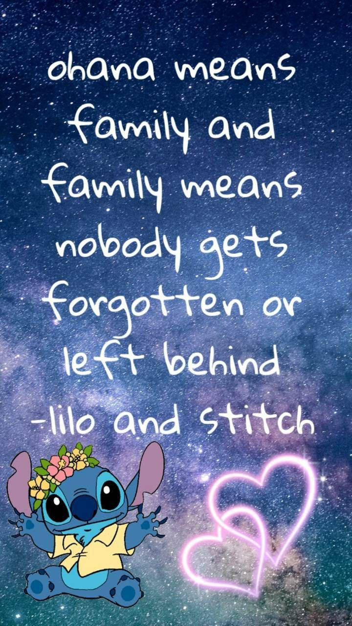 Stitch Ohana, Stitch, yellow shirt, HD Phone Wallpaper