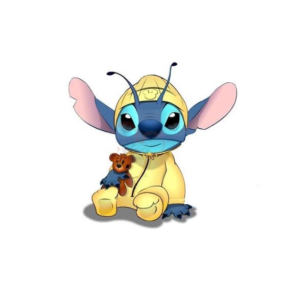 Stitch, blue alien, yellow onesie, SD Desktop Wallpaper