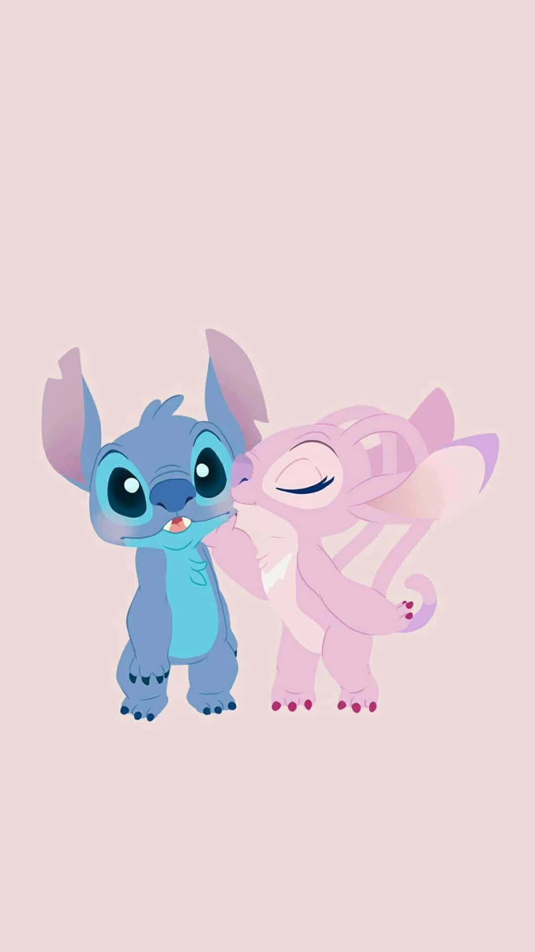 Stitch, pink Stitch, blue Stitch, Full HD Phone Wallpaper