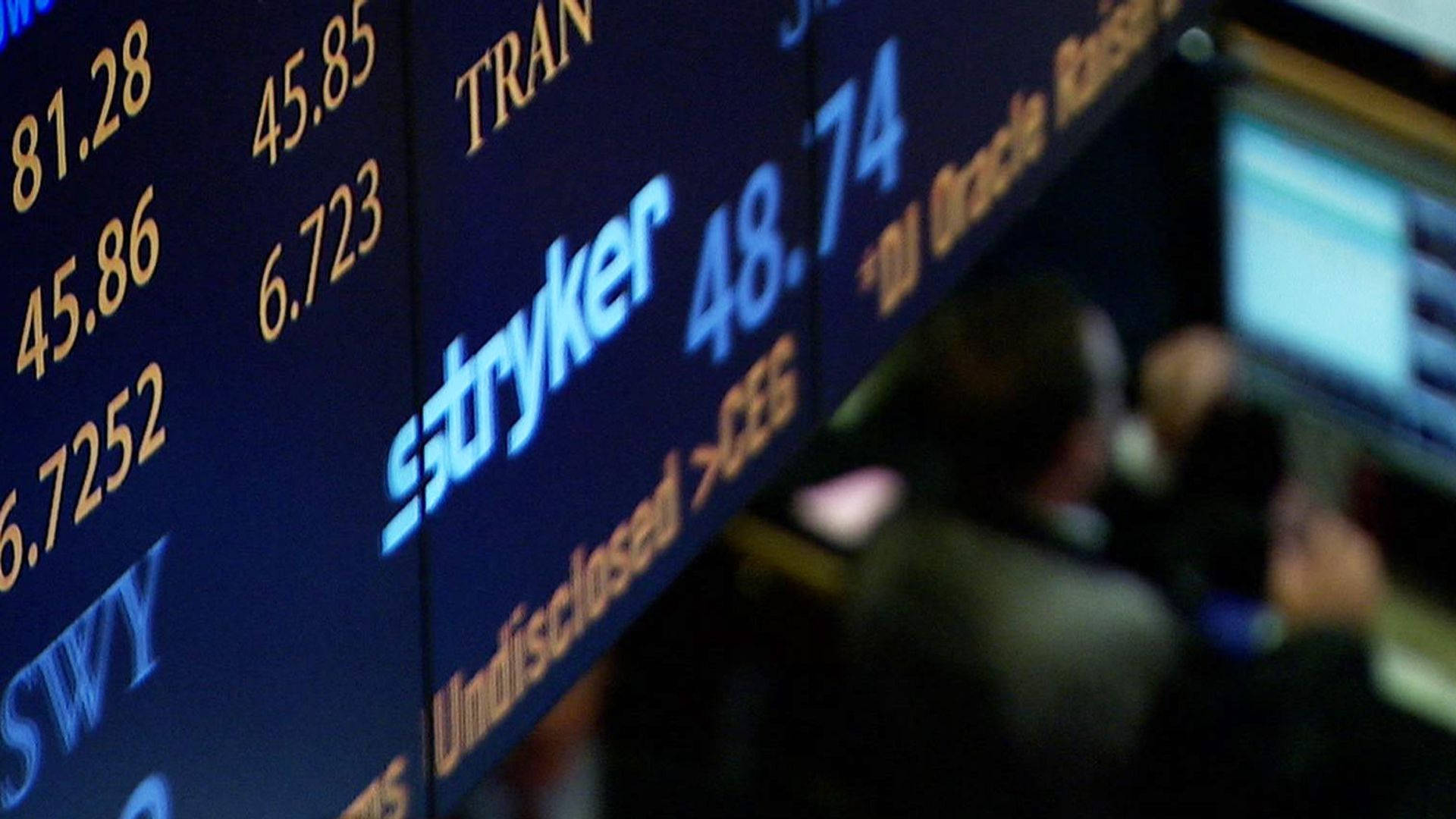 stock market, overhead monitor, stock ticker screens, Full HD Desktop Wallpaper