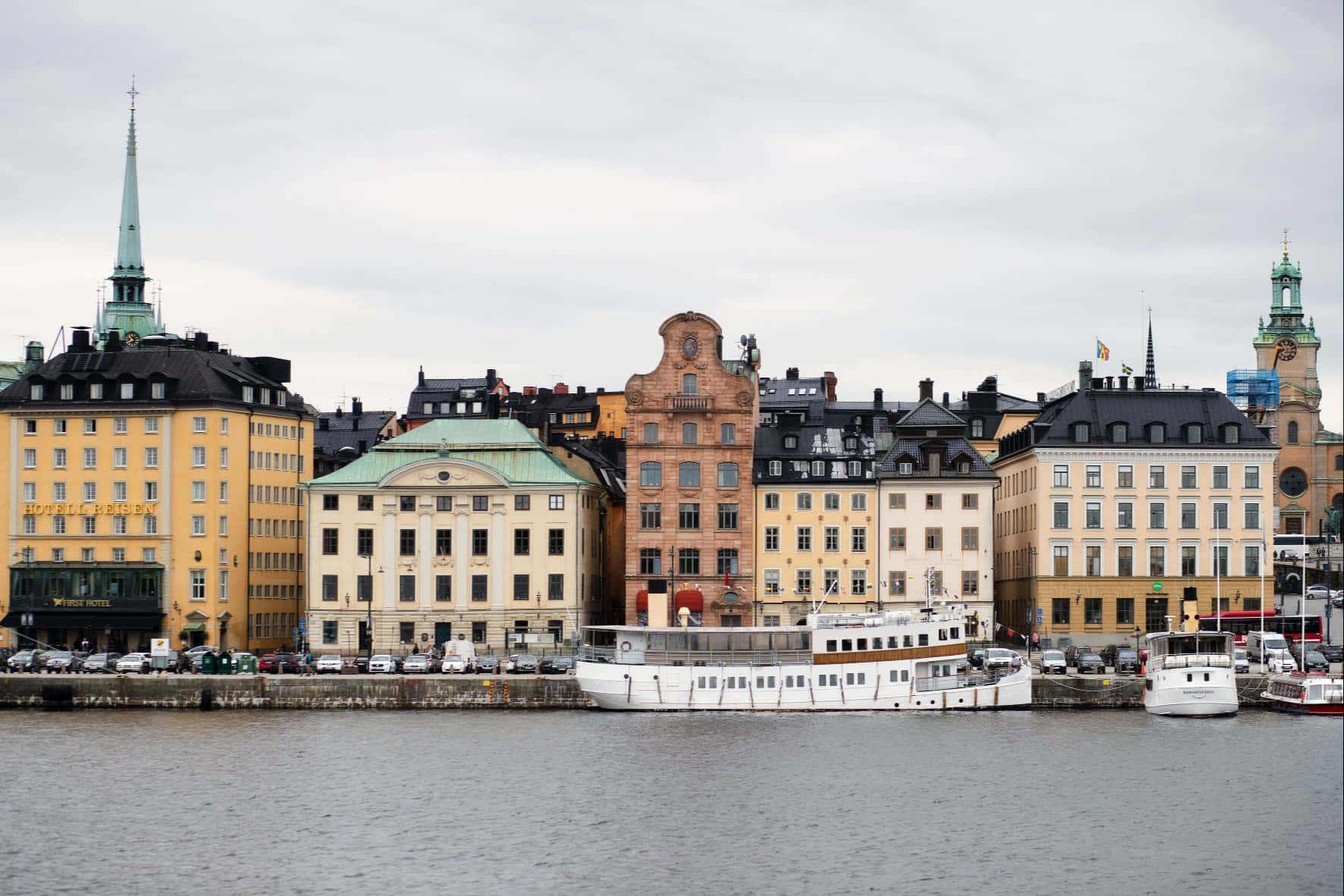 Stockholm, waterfront, cityscape, HD Desktop Wallpaper