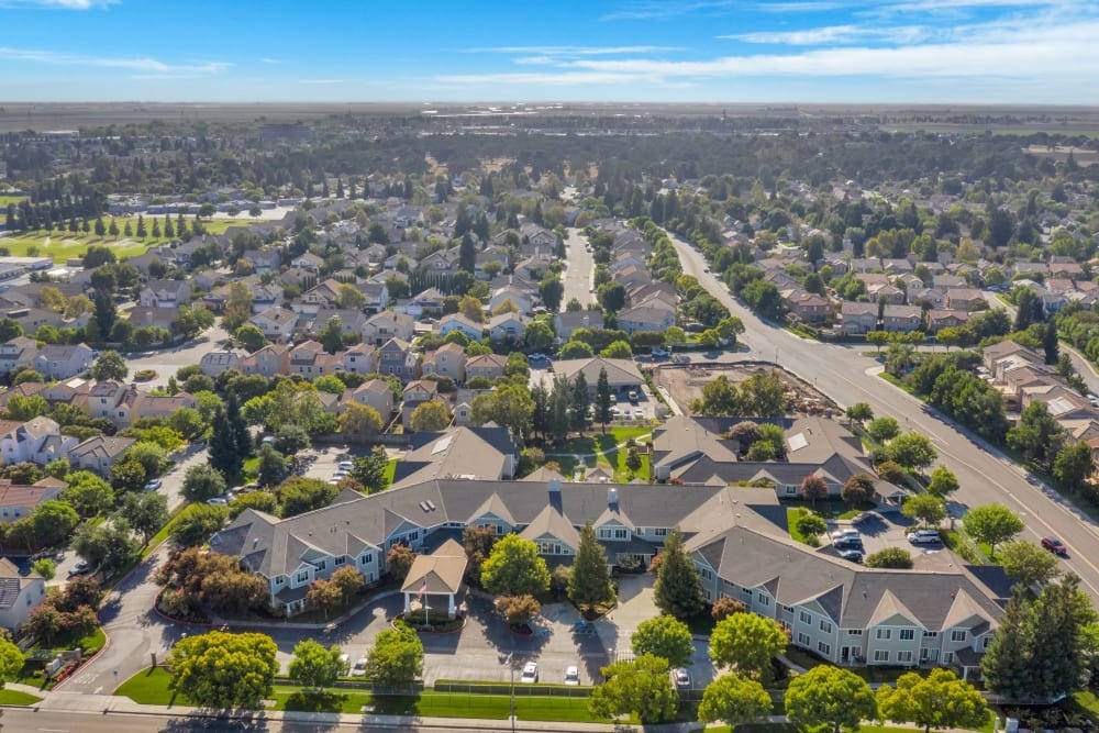 Stockton, subdivision, aerial view, SD Desktop Wallpaper