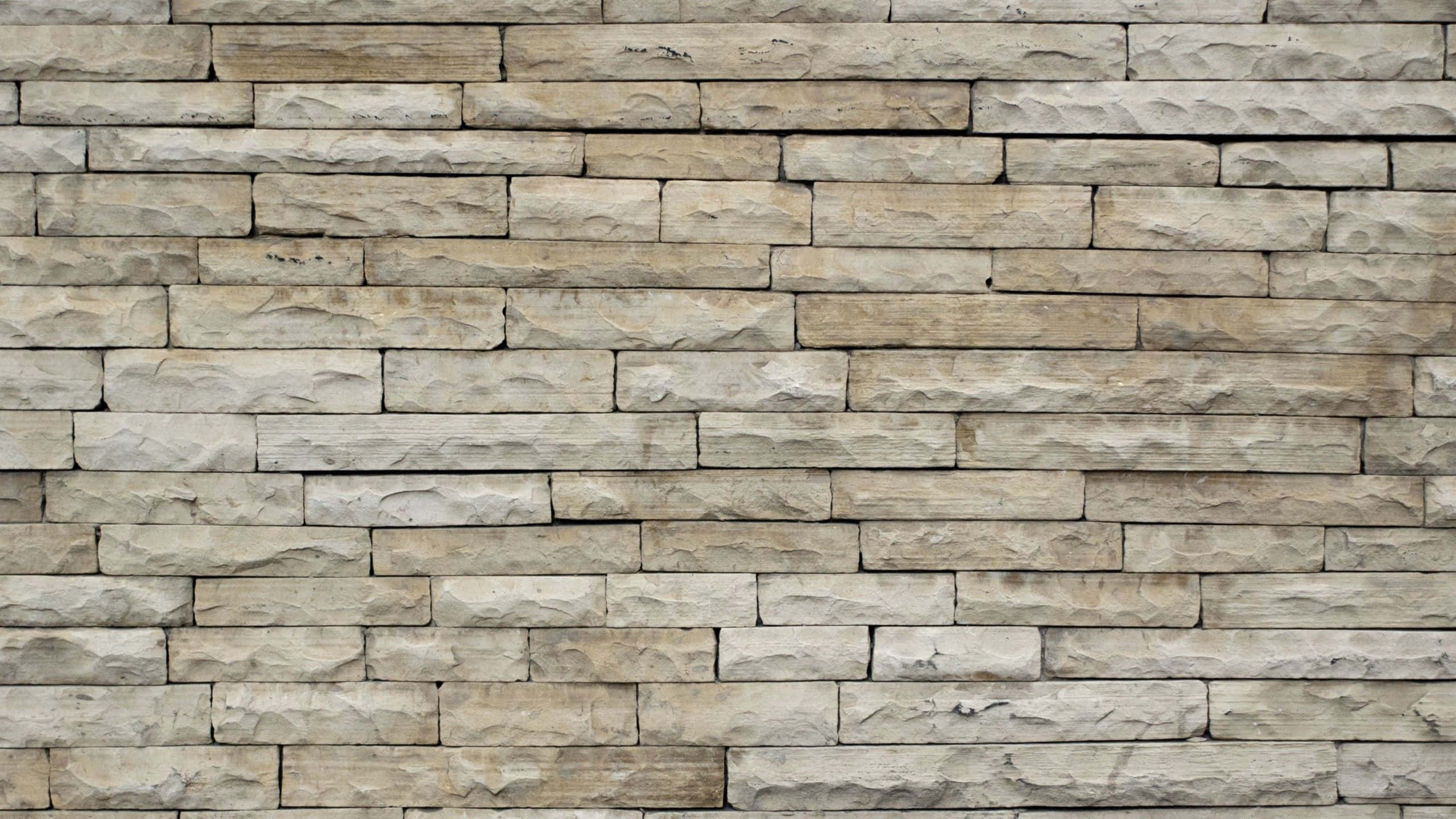 rectangle shape bricks, stone texture, rustic stone wall, 2K Desktop Wallpaper