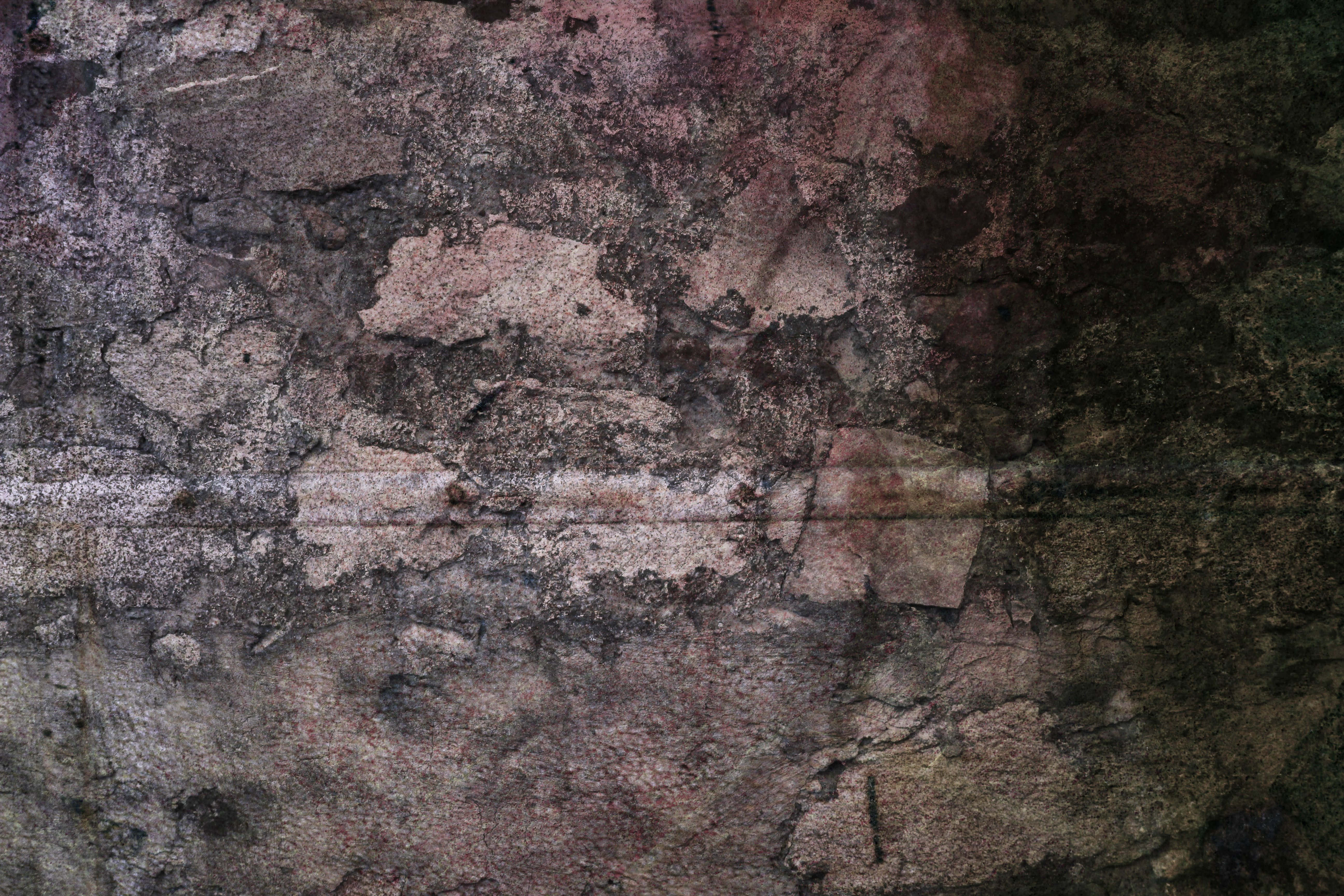 rough texture, old stone wall, weathered peeling paint, 5K Desktop Wallpaper