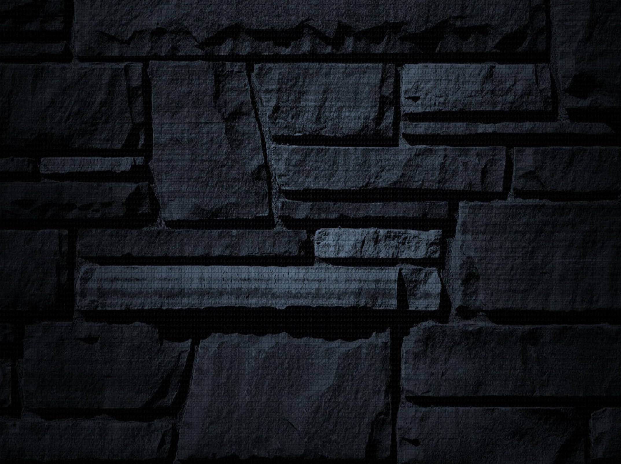 varying stone sizes, dark wall, deep shadows, Full HD Desktop Wallpaper