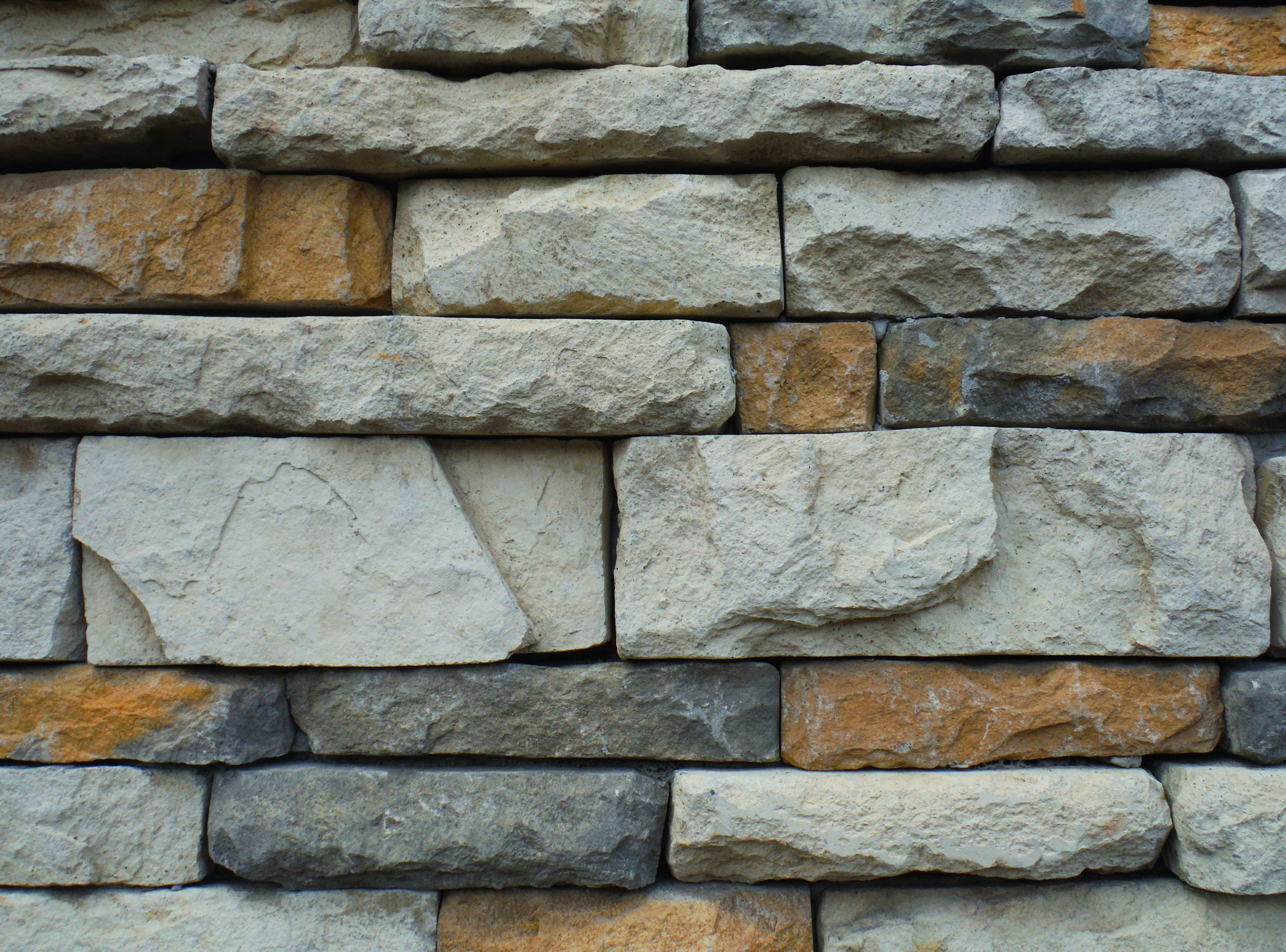 concrete texture, gray brown and white wall, rustic stone wall, 4K Desktop Wallpaper