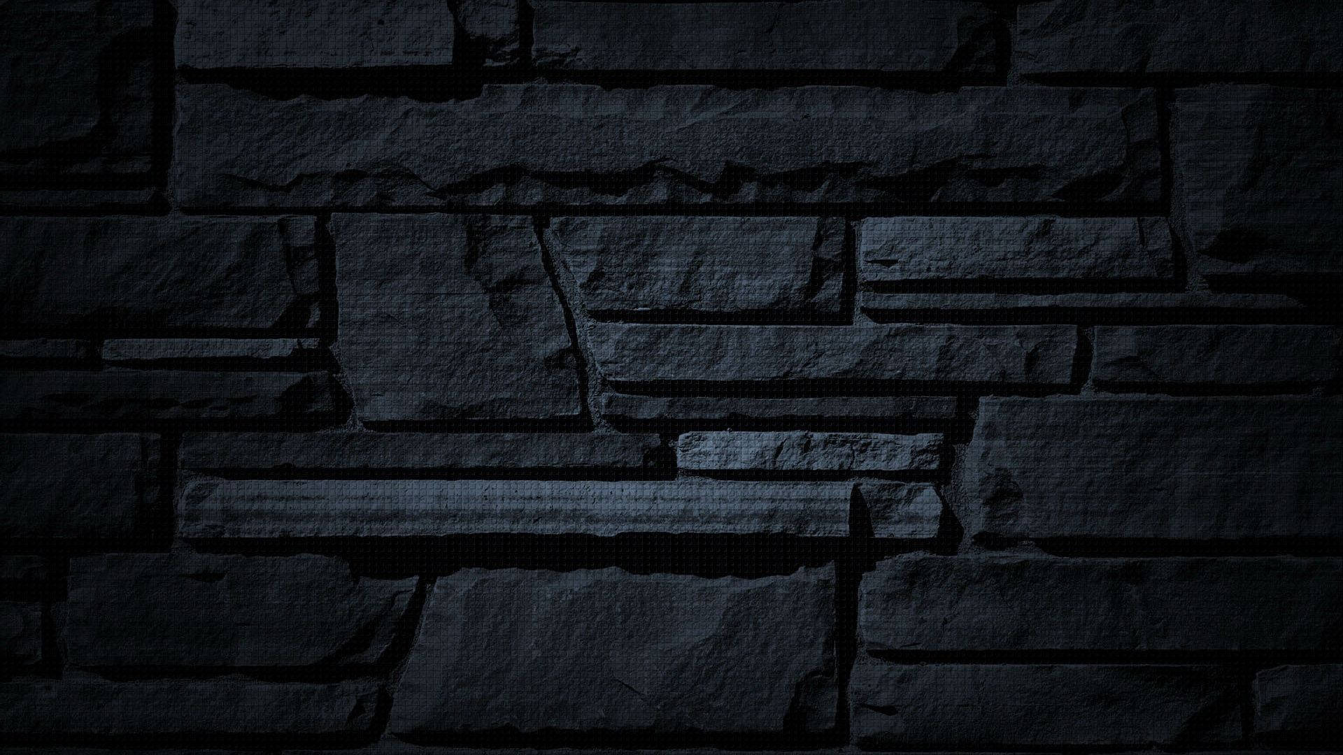 dark gray stone wall, deep shadows, blue-gray highlights, Full HD Desktop Wallpaper