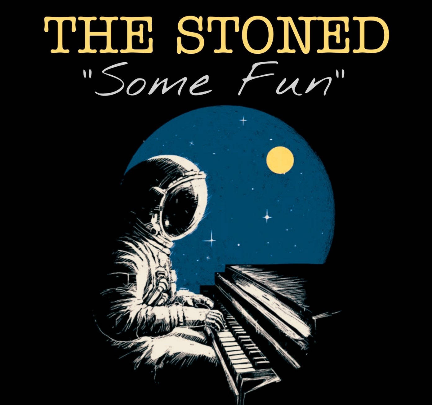 Stoned Cartoon, astronaut, helmet, HD Desktop Wallpaper