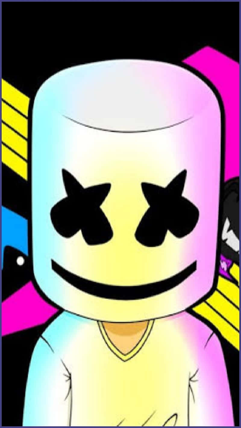 Mellow Cartoon, cartoon marshmallow character, smiling face, HD Phone Wallpaper