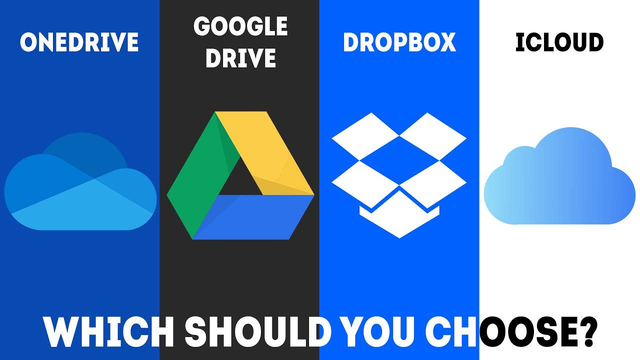 cloud storage, logos, collage, HD Desktop Wallpaper